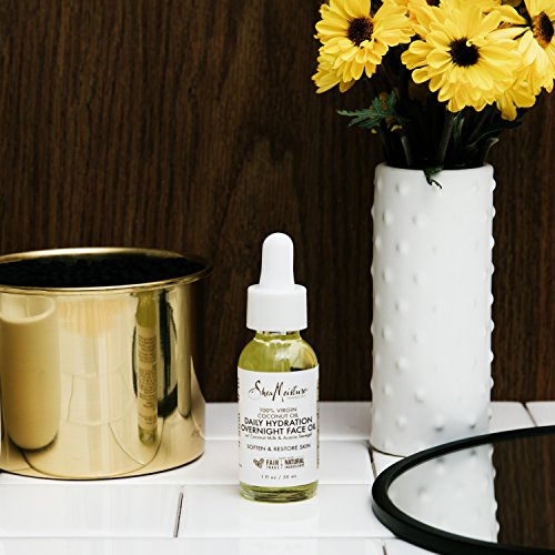 SheaMoisture Overnight Face Oil - 100% Virgin Coconut Oil, 1 oz