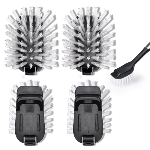 Dish Brush Refill Heads for OXO Steel Dish Brush - 4 Pack