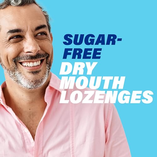 ACT Dry Mouth Lozenges with Xylitol, Soothing Mint - 72 ct