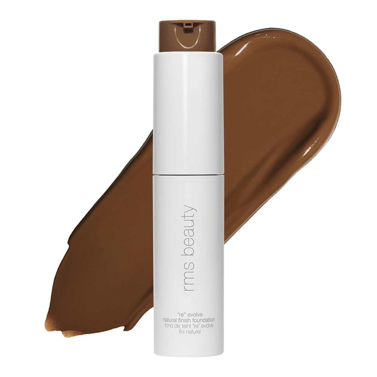 RMS Beauty ReEvolve Liquid Foundation - Silicone-Free Medium Coverage Skin Tint for Mature Skin | Hydrating & Firming - 1oz