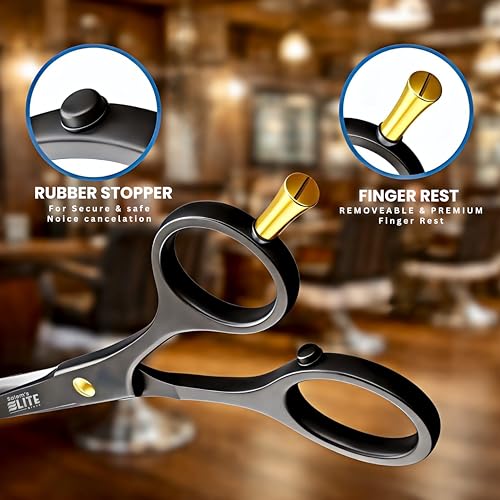 Professional 6.5” Hair Cutting Scissors - Premium Barber Shears