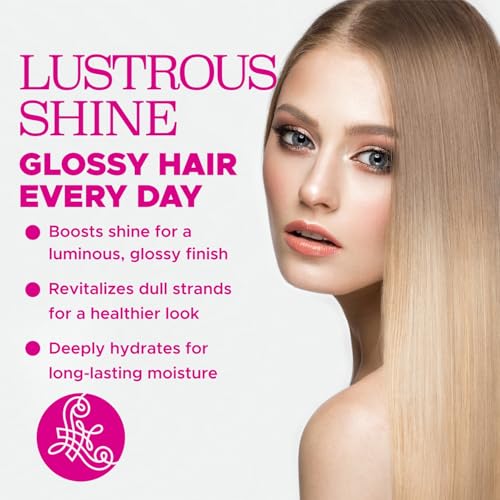 Luseta Pearl Shampoo 16.9oz - Shine & Smoothing Hair Care with Pearl Extract