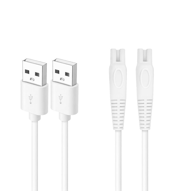 AZJCKEW USB Charger Cord Compatible with Finishing Touch Flawless Legs Shaver – 5V USB Power Cable for Women’s Electric Trimmer, 2-Pack (NOT for Flawless Body Razor and Flawless Nu Razor)