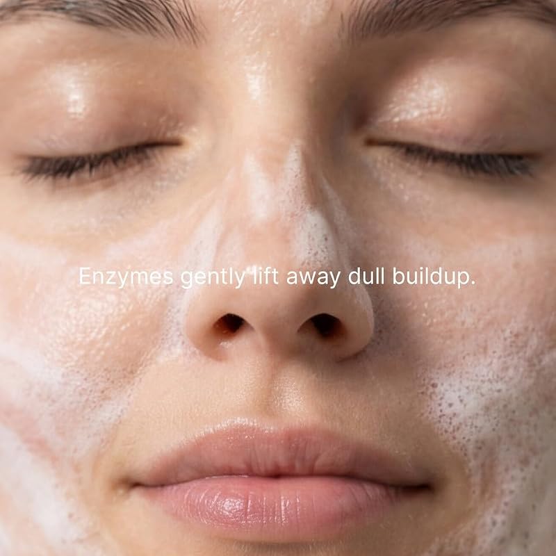 ARIEGE PARIS Enzyme Powder Face Wash with Papaya & Rice Exfoliant - Brightening & Gentle Cleansing