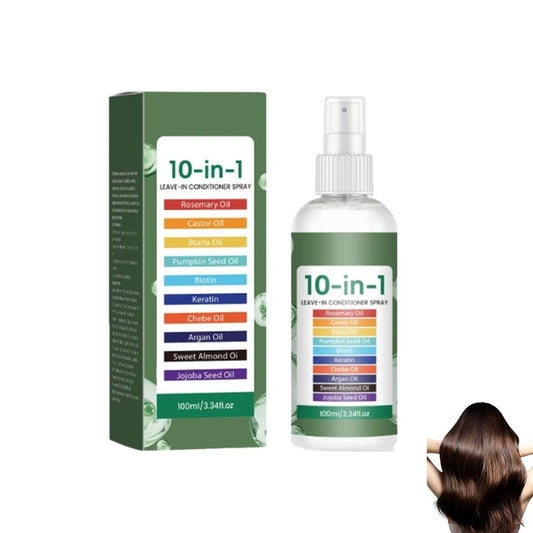 Hair Conditioning Mist Detangling Spray, Leave In Conditioner Spray, Complete Leave-In Conditioning Mist for Dry, Frizzy, Straight & Curly Hair (1PCS)