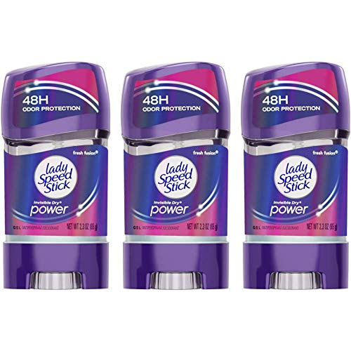 Lady Speed Stick Antiperspirant Deodorant Gel - 48HR Fresh Fusion, 3 Pack