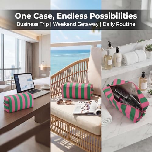 Corduroy Hair Tools Travel Bag – Foldable Organizer for Styling Tools