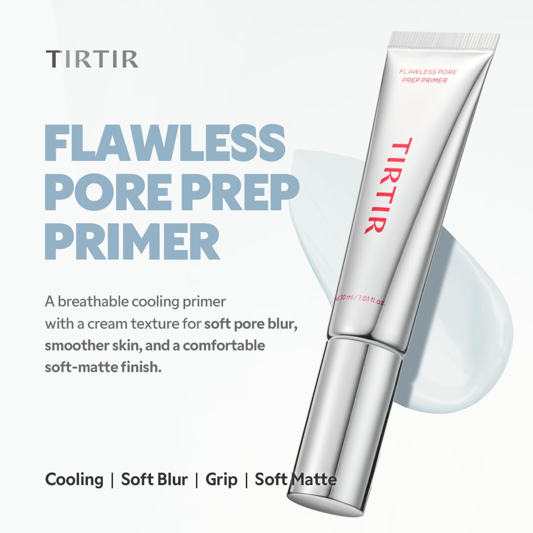 TIRTIR Flawless Pore Prep Primer - Smooth Skin & Minimize Pores | 30ml (1.01fl.oz)