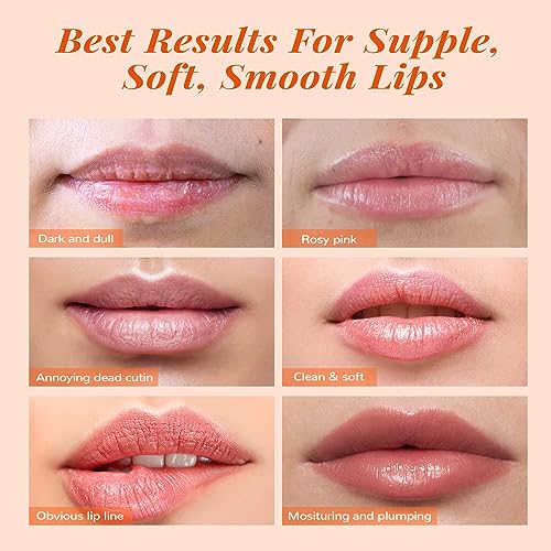 ANAI RUI Peach Lip Scrub & Lip Mask Set for Moisturizing Care