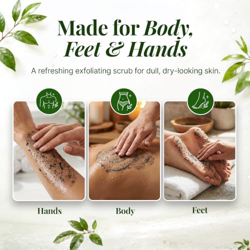 TheraTree Tea Tree Oil Exfoliating Charcoal Scrub - 6 oz