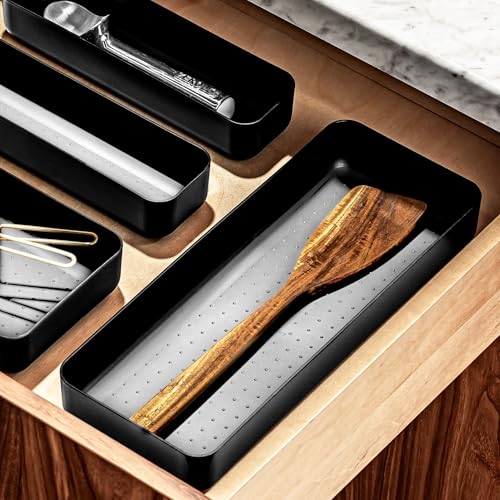 Madesmart Soft Drawer Organizer 14 x 5 - Black Carbon