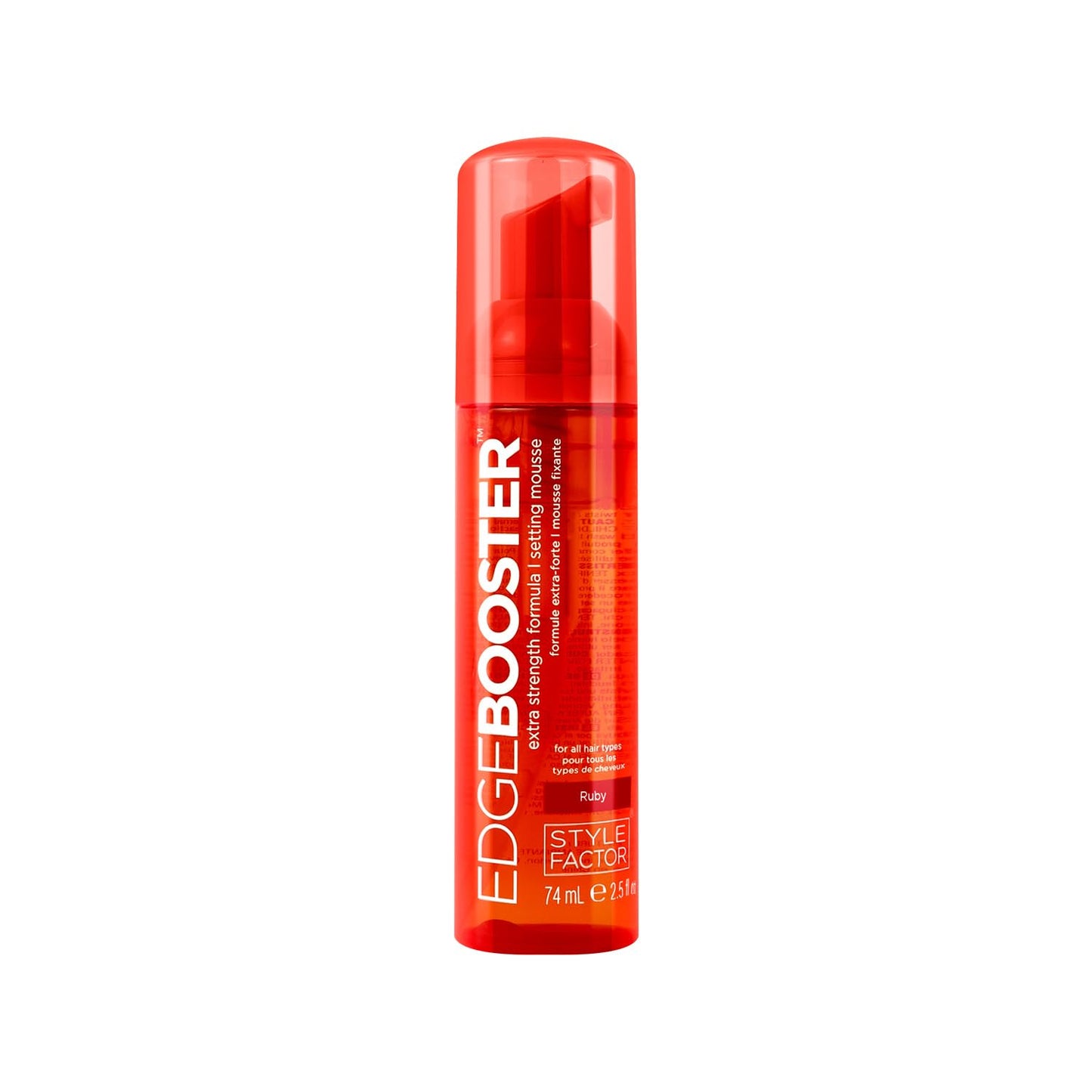 Style Factor EDGE BOOSTER Mousse - Extra Strength Frizz Control & Volume | 6.4oz Morganite for Curly Hair