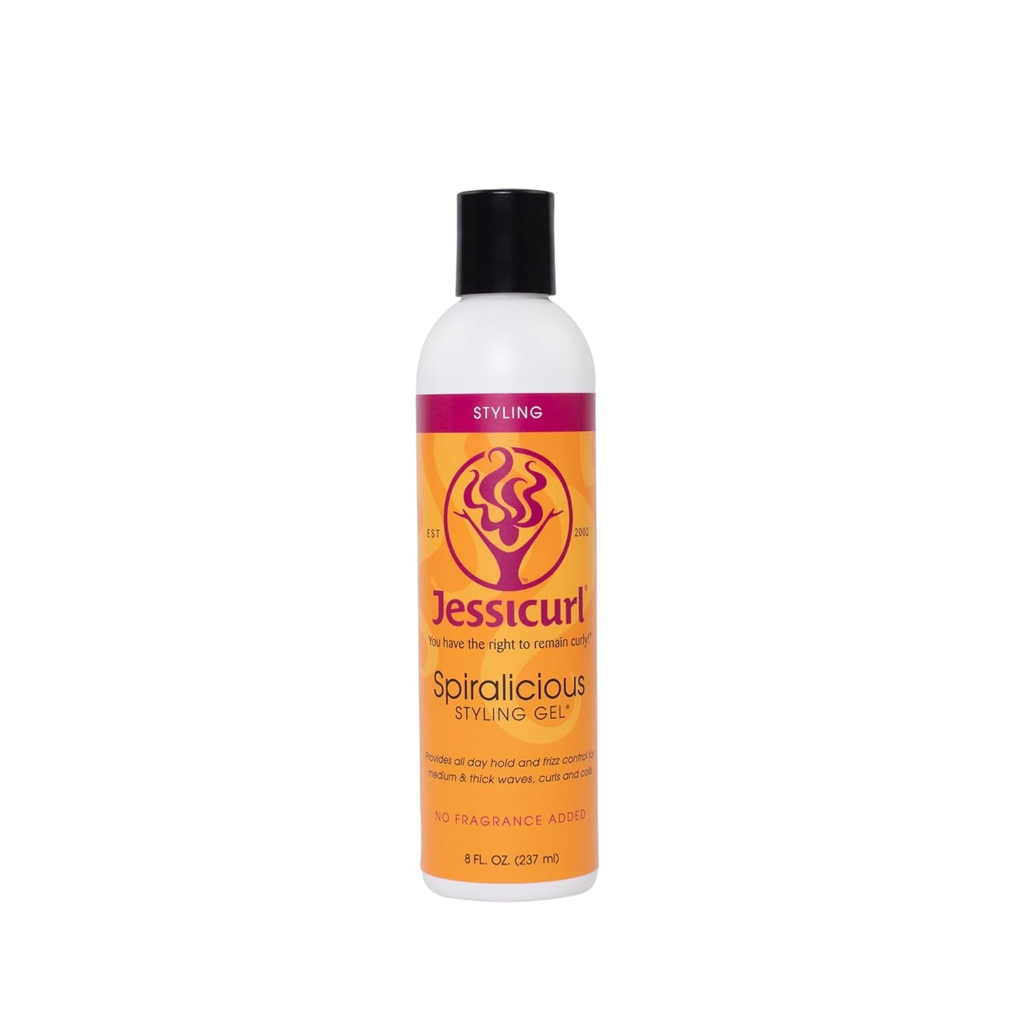 Jessicurl Spiralicious Gel - Curl Defining & Frizz Control | Island Fantasy, 32 Fl Oz