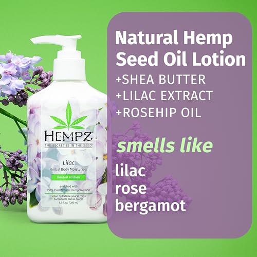Hempz Limited Edition Lilac Herbal Body Moisturizer - 8.5 oz