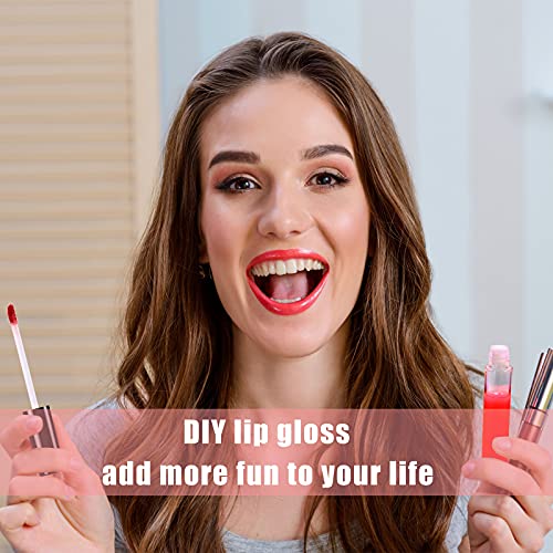 40 Clear Lip Gloss Tubes with Stoppers & Funnels - 10 ml