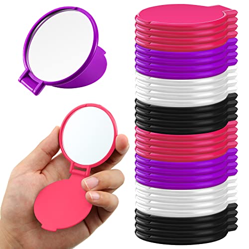 36 Pcs Portable Compact Makeup Mirror Set - Foldable Pocket Mirror Bulk