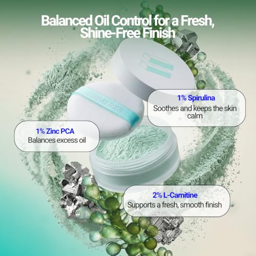 EqualRXN Spirulina Zinc Treatment Loose Powder for Oily Skin