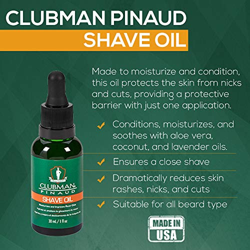 Clubman Pinaud Lavender Pre-Shave Oil, 1 fl oz (Pack of 2)