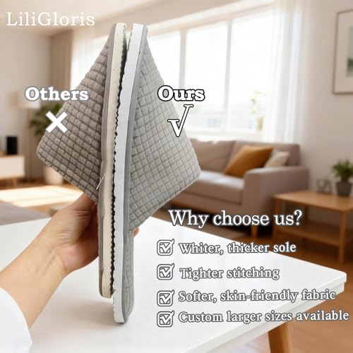 Spa Slippers for Guests 6/10/12 Pairs Jacquard Fleece Closed-Toe Washable Reusable