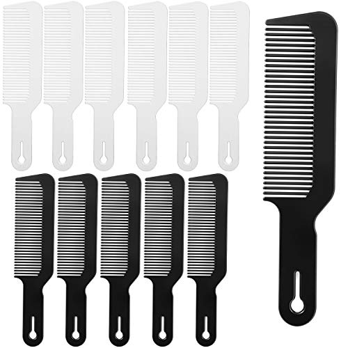 Boao 12-Piece Barber Clipper Comb Set - Professional Flat Top Hair Combs
