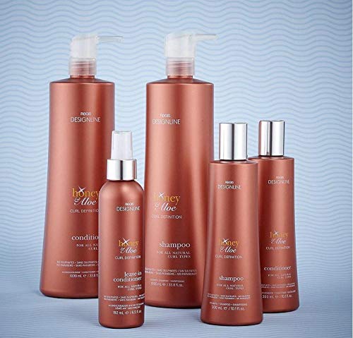 DESIGNLINE Honey & Aloe Conditioner - Anti-Frizz Smoothing Hair Care, 10.1 oz