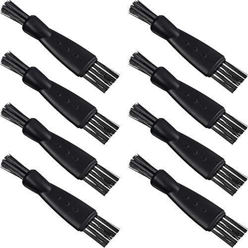 Patelai 8-Pack Electric Shaver Cleaning Brushes - Double-Sided Nylon