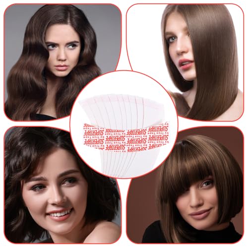 50pcs Waterproof Wig Tape Strips for Lace Front Wigs - Strong Hold