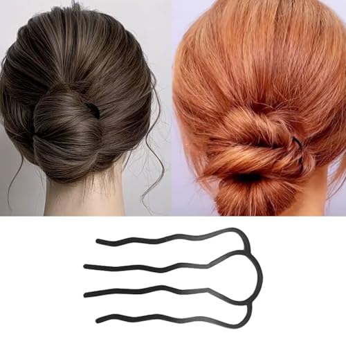 8-Piece Metal Hair Fork Clips for Updos & Hairstyles