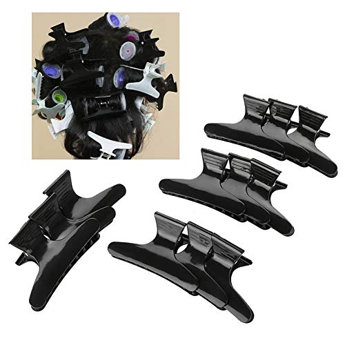 12 Pack Black Butterfly Hair Claw Clips for Styling & Sectioning
