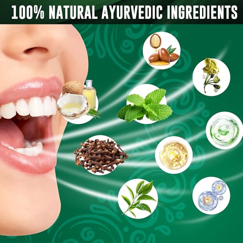 Liillya Organic Coconut Oil Pulling Mouthwash with Essential Oils - 8 oz