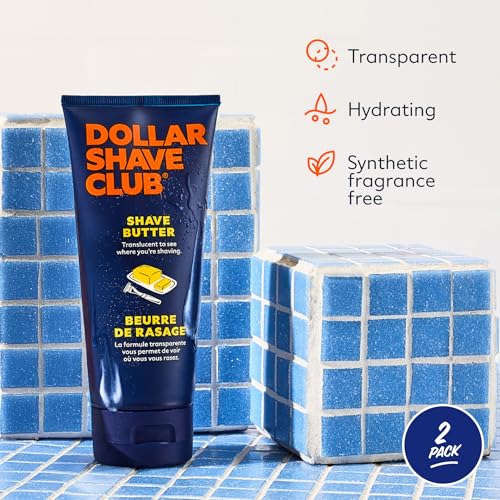 Dollar Shave Club Shave Butter 6oz (2 Pack) - Sensitive Skin Formula