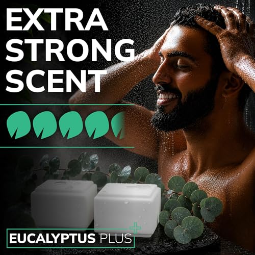 Mefitex Eucalyptus Shower Steamers for Men - 6 Pack Aromatherapy Set