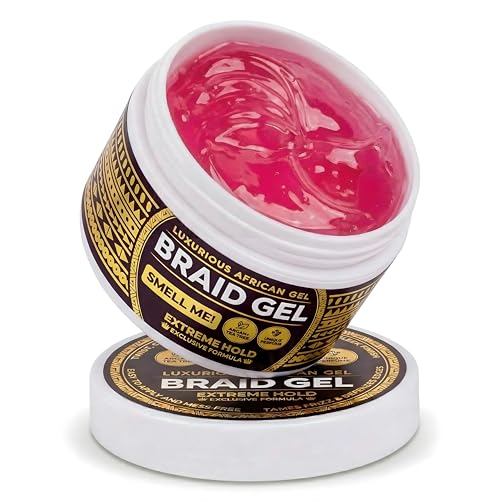 Grip&Loc Extreme Hold Braid Gel with Tea Tree & Argan Oil - 5.29 fl oz