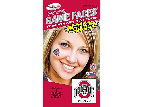 Ohio State Buckeyes Waterless Temporary Tattoos - 4-Pack
