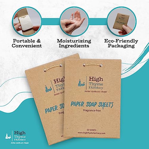 Travel Soap Sheets - 150 Count Unscented Portable Hand Soap