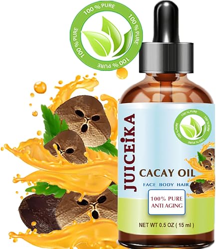 Juiceika 100% Pure Cacay Oil - Virgin Cold-Pressed Facial & Body Oil 15ml