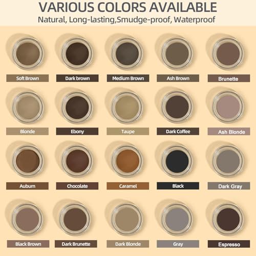 LAVONE Waterproof Long-Lasting Eyebrow Pomade - Dark Blonde