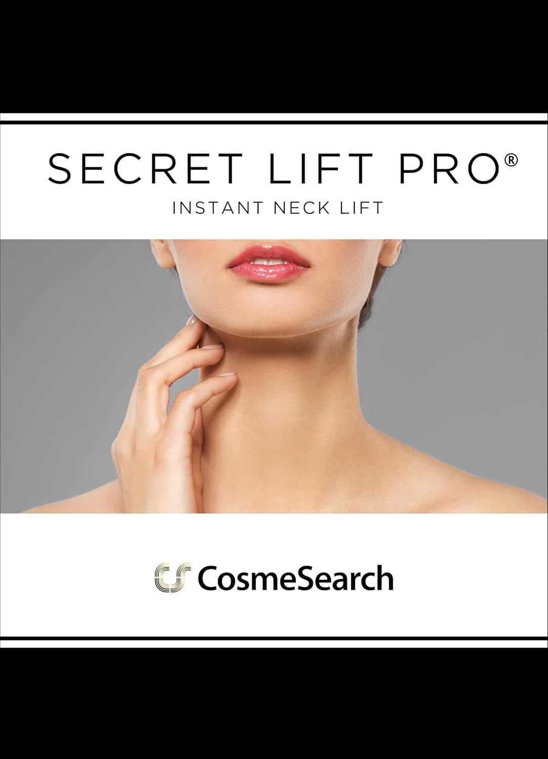 Secret Lift Pro Neck Lift Tapes - Instant Jowl & Jawline Lift, Medical Grade Hypoallergenic | 12 Count