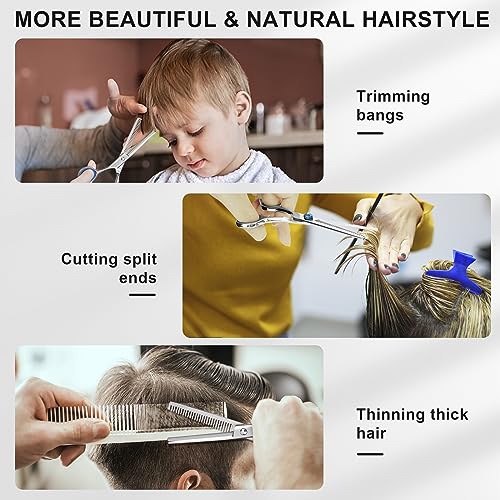 6.5in Stainless Steel Hair Cutting Scissors Set - Ergonomic & Sharp
