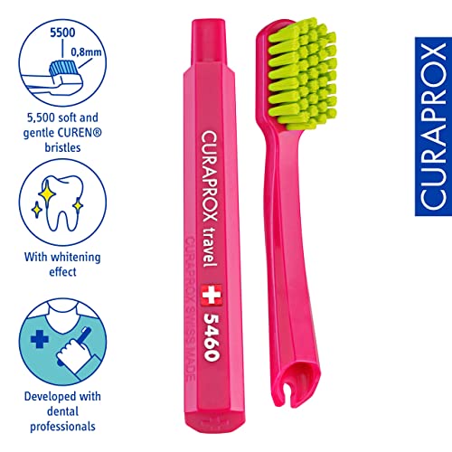 Curaprox Travel Set: CS 5460 Toothbrush, BeYou Toothpaste & Interdental Brushes