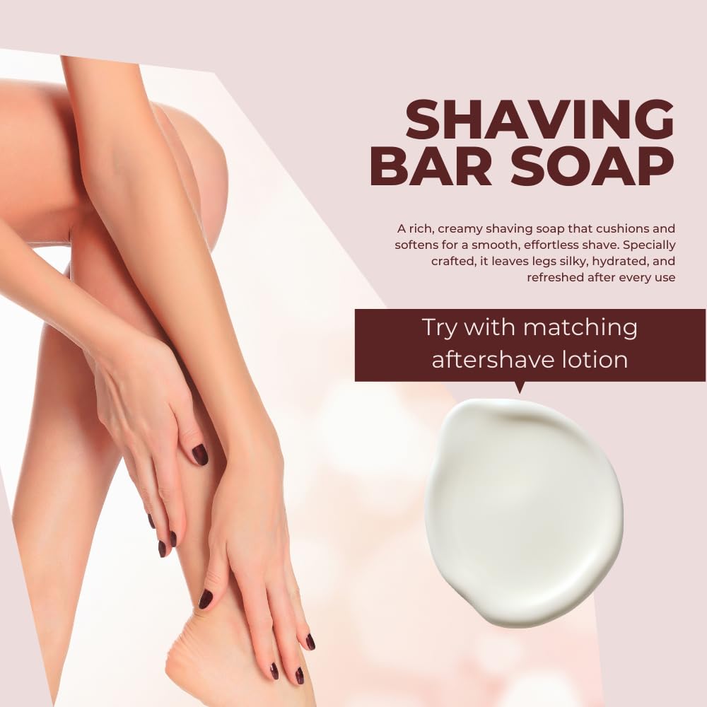 Seoul Naturals Shaving Bar Soap, Unscented with Kaolin Clay, k beauty, 5.5 oz