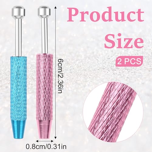 Cobee 2-Piece Piercing Ball Grabber Tool Set - 4-Prong Gem Tweezers