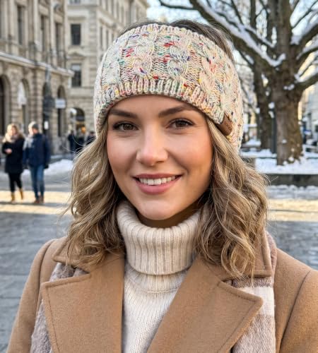 Sofier Women's Winter Fleece-Lined Headbands - 3 Pack Ear Warmers
