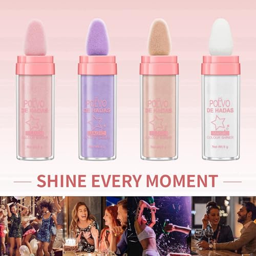 Fairy Dust Highlighting Powder – Golden Brown Shimmer for Face & Body