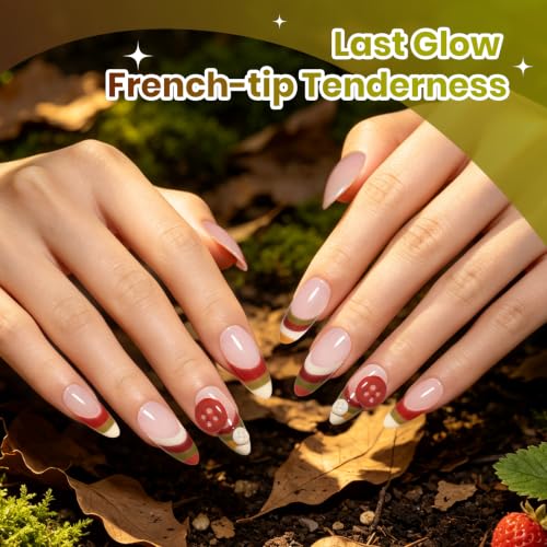 Beetles Fall Gel Nail Polish Set, Burgundy, Olive, Mustard & Orange | Fallen Glow