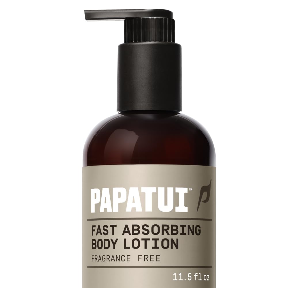 Men's Body Lotion - Unscented, Fast Absorbing Daily Moisture | 24-Hour Hydration with Vitamin B3 & Ceramides | 11.5 fl oz