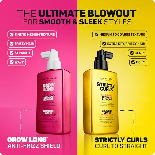 Marc Anthony Grow Long Anti-Frizz Heat Protection Spray - 6.7 oz