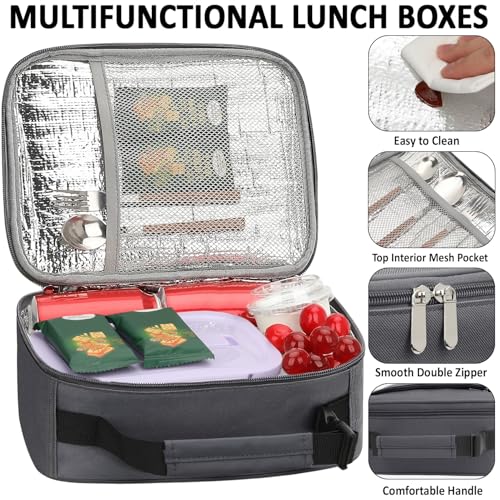 Tenot Insulated Lunch Box for Kids - Waterproof & Portable Tote Bag