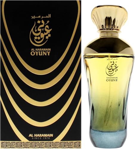 Al Haramain Oyuny Eau de Parfum for Unisex, Amber Floral Spray, 3.33 Ounce