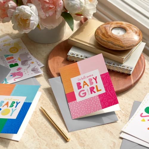 Hallmark Baby Shower Cards Assorted 16-Pack with Envelopes